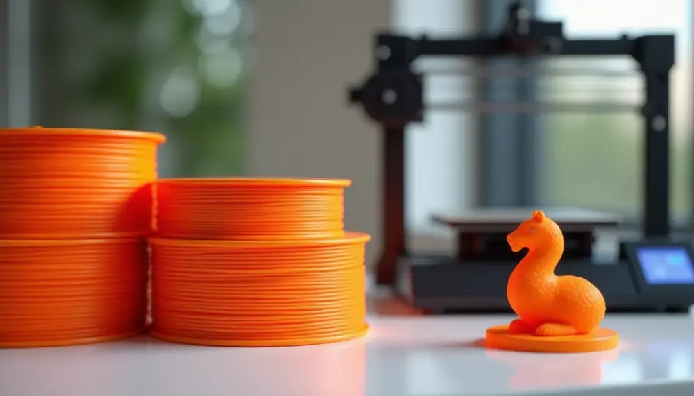 Warum orange PLA-Filamente mit dem 3D Drucker so beliebt sind